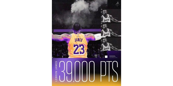 James slår historisk rekord, Lakers fejrer tre sejre i træk